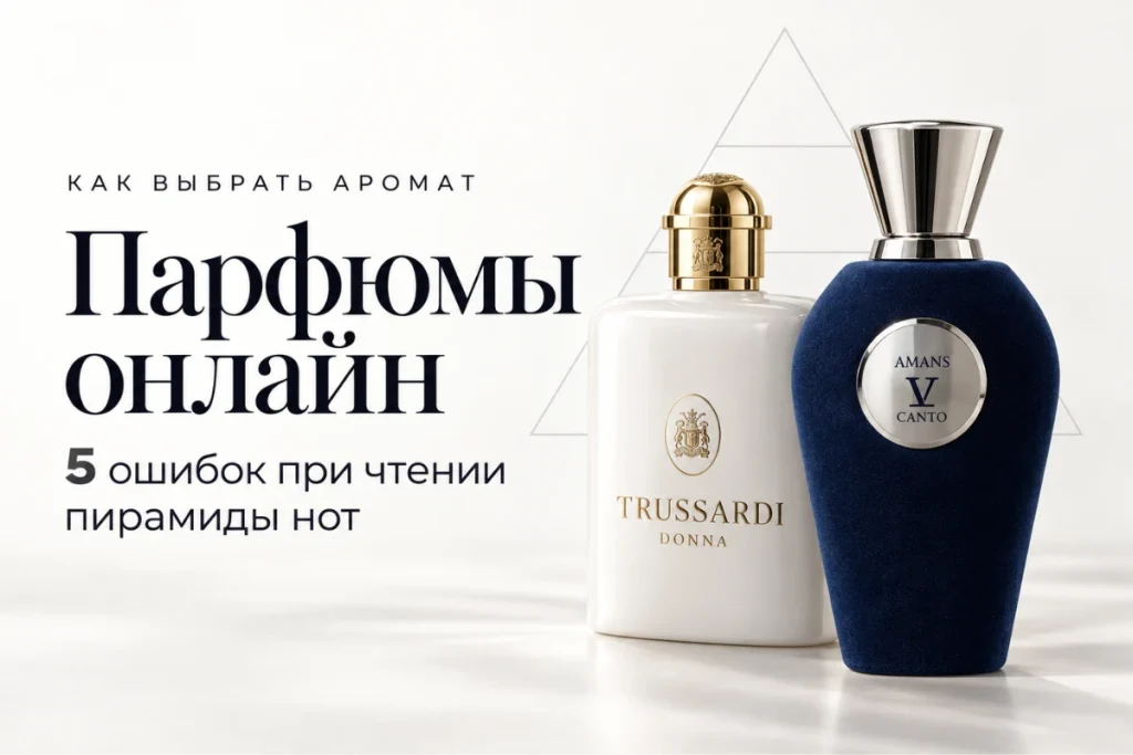 Как выбрать нишевые парфюмы онлайн: пять ошибок при чтении пирамиды нот